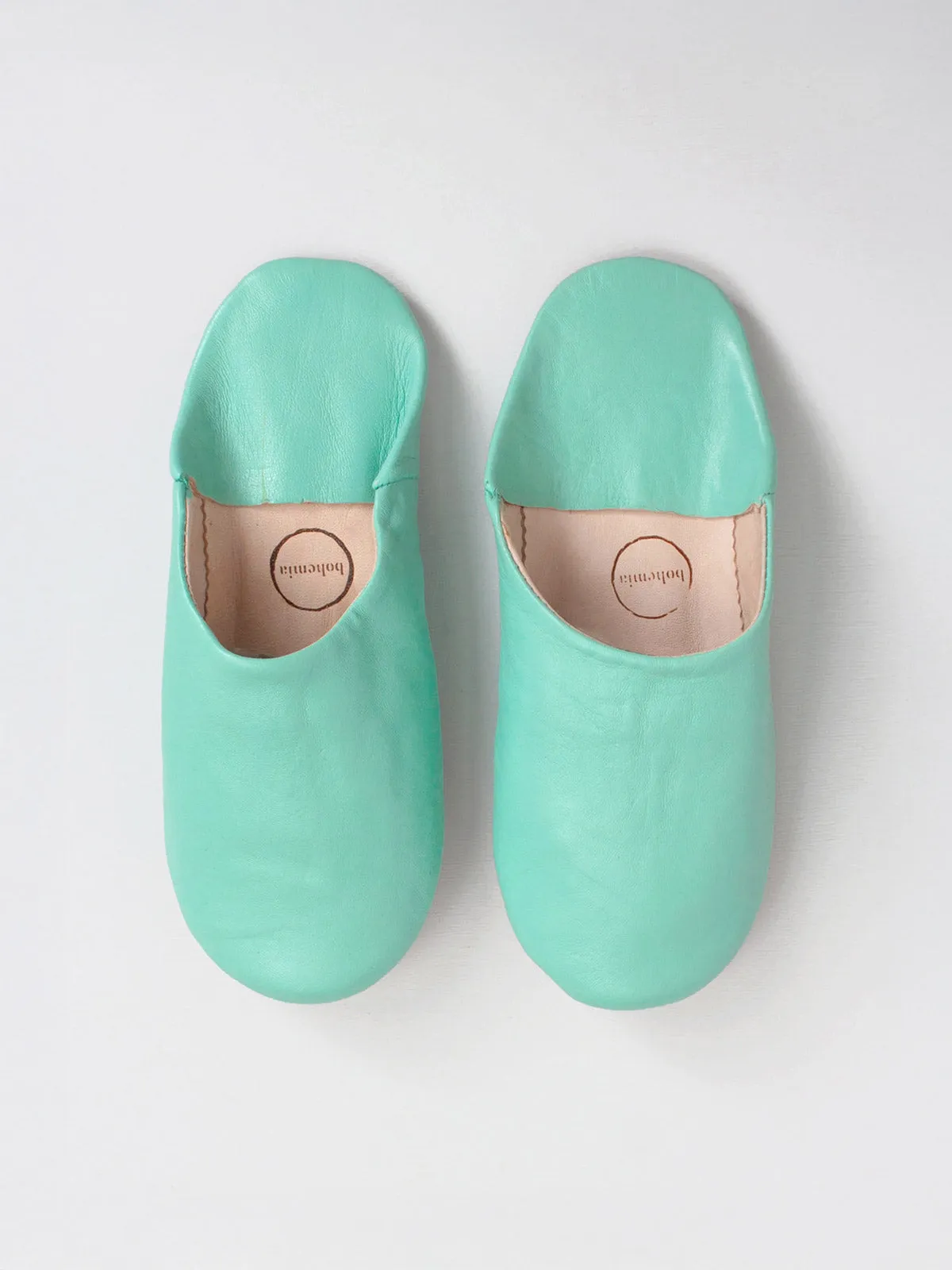 Moroccan Basic Babouche Slippers - Seconds, Large (Assorted Colours)