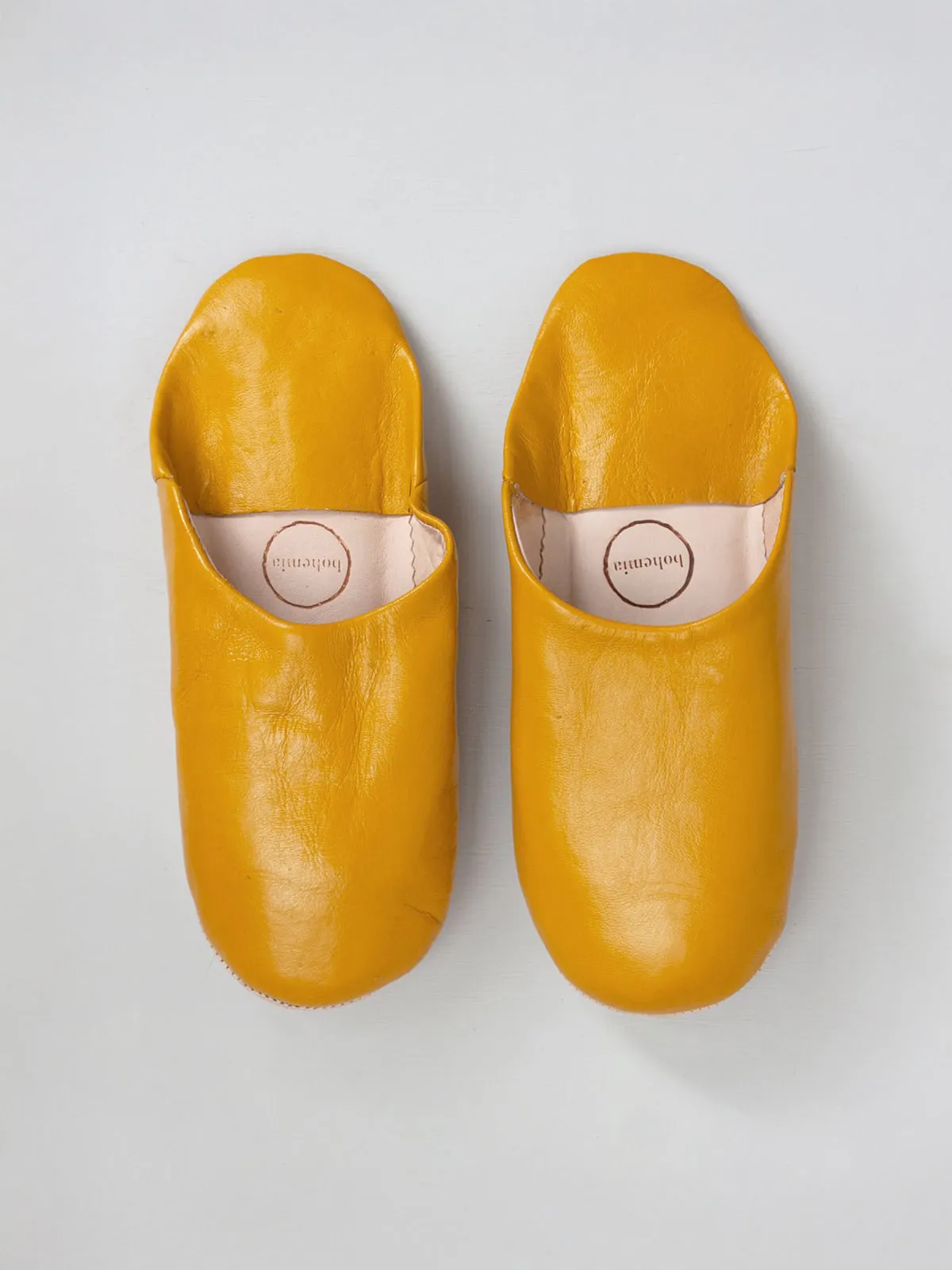 Moroccan Basic Babouche Slippers - Seconds, Large (Assorted Colours)