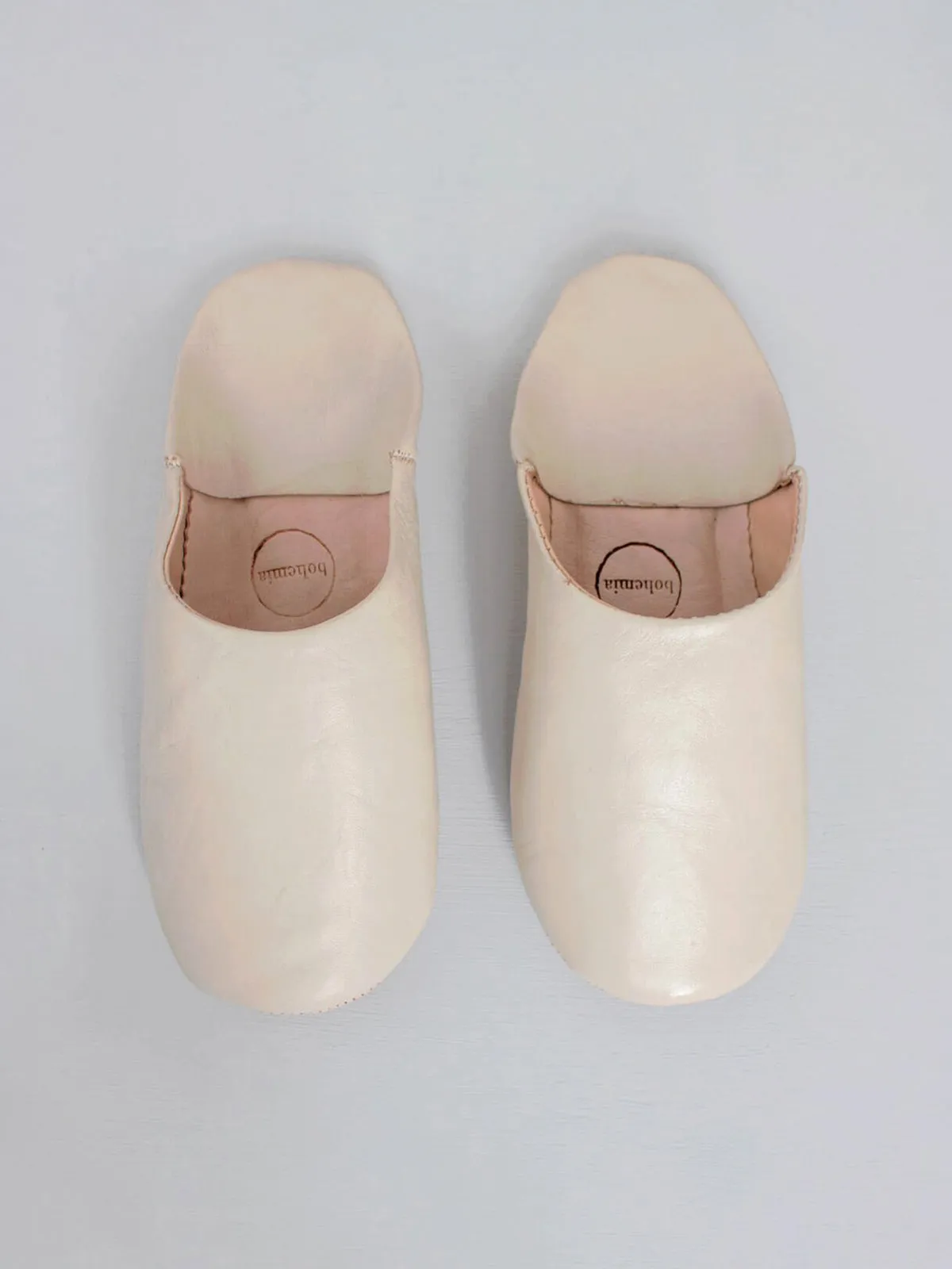 Moroccan Basic Babouche Slippers - Seconds, Large (Assorted Colours)
