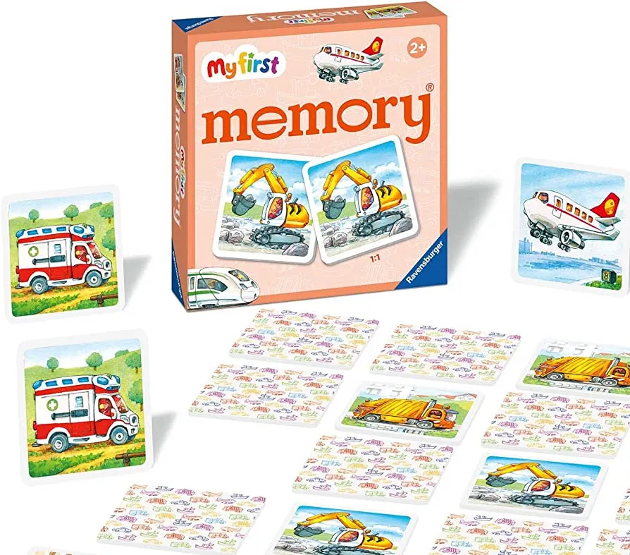 My First Memory Game - Vehicles