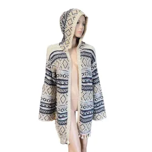 New Adyson Parker Women Plus Size Novelty Poncho Cardigan Hoodie Size Large