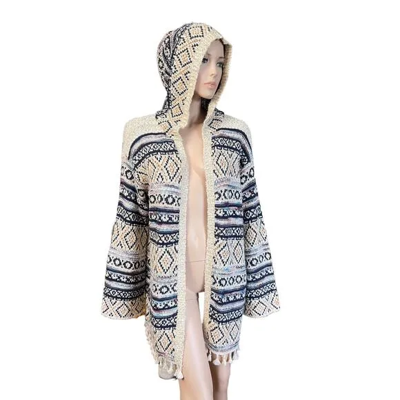 New Adyson Parker Women Plus Size Novelty Poncho Cardigan Hoodie Size Large