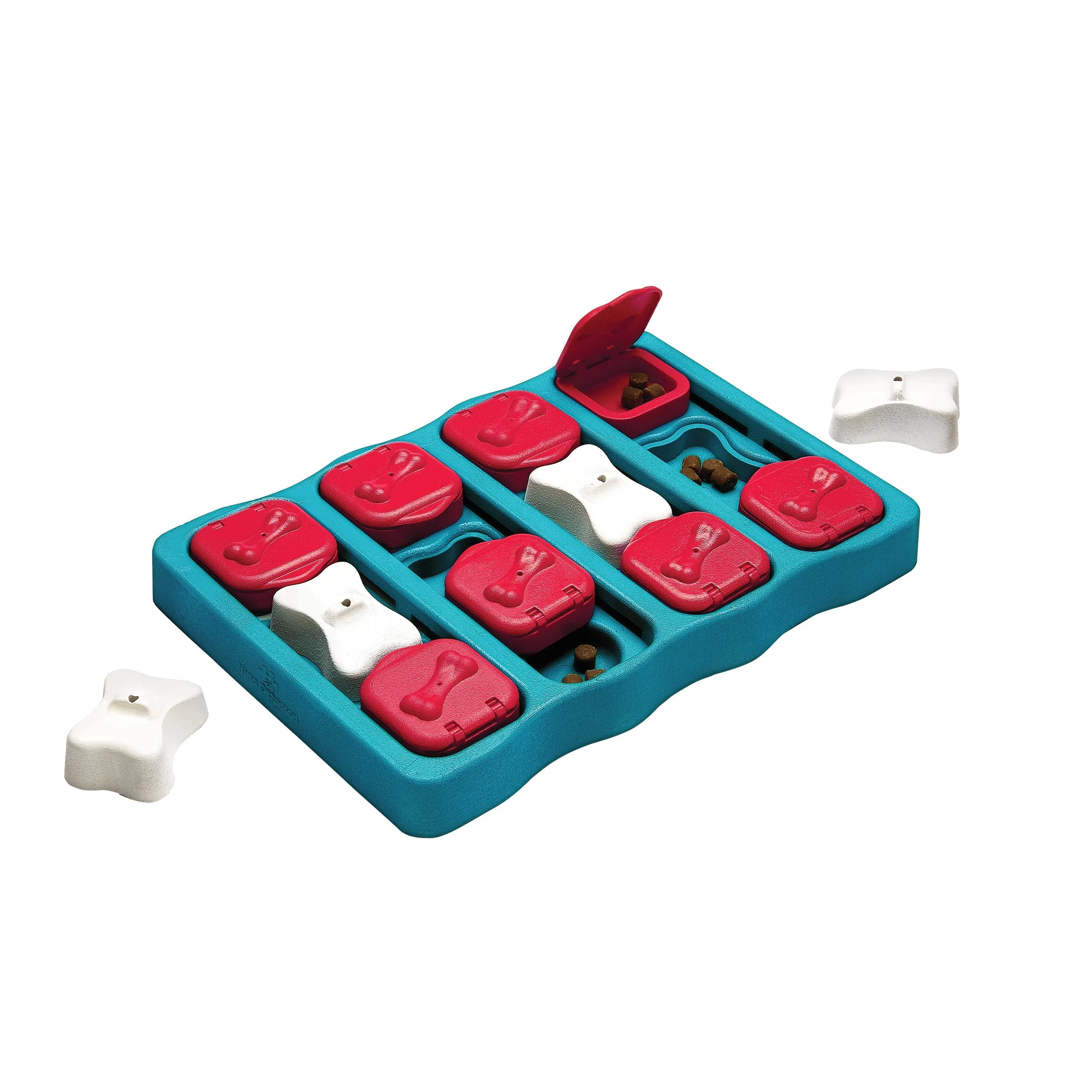 Nina Ottosson by Outward Hound Dog Brick Interactive Treat Puzzle Dog Toy, Intermediate