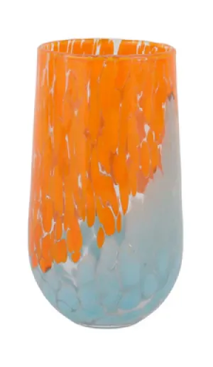 Nuvola Orange and Light Blue High Ball