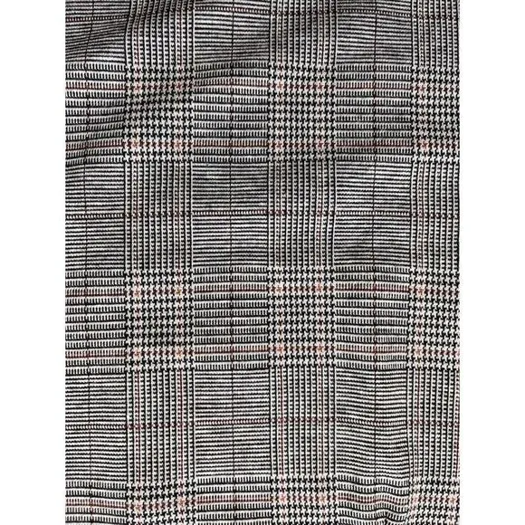NWT MAX STUDIO Checked A Line Mini Skirt