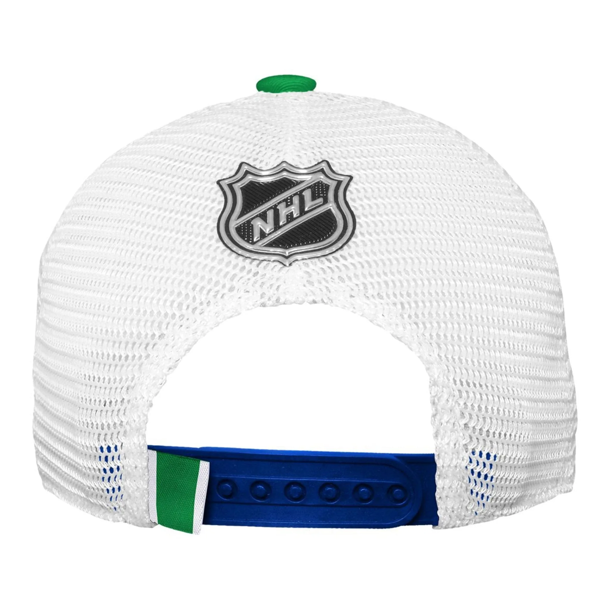 Outer Stuff NHL Draft Structured Trucker Youth Hat - Vancouver Canucks