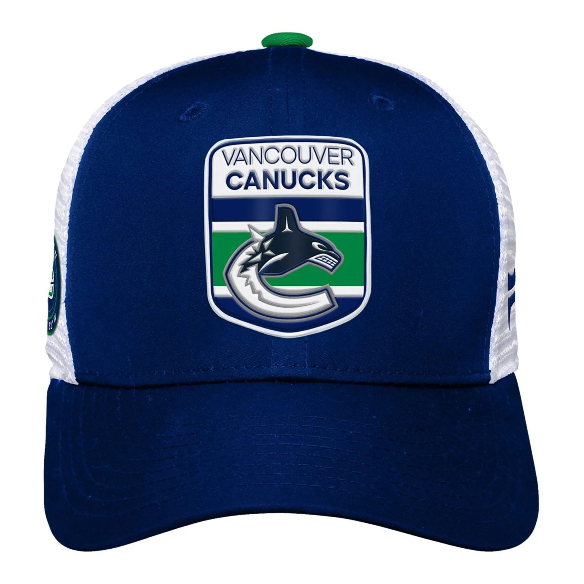 Outer Stuff NHL Draft Structured Trucker Youth Hat - Vancouver Canucks
