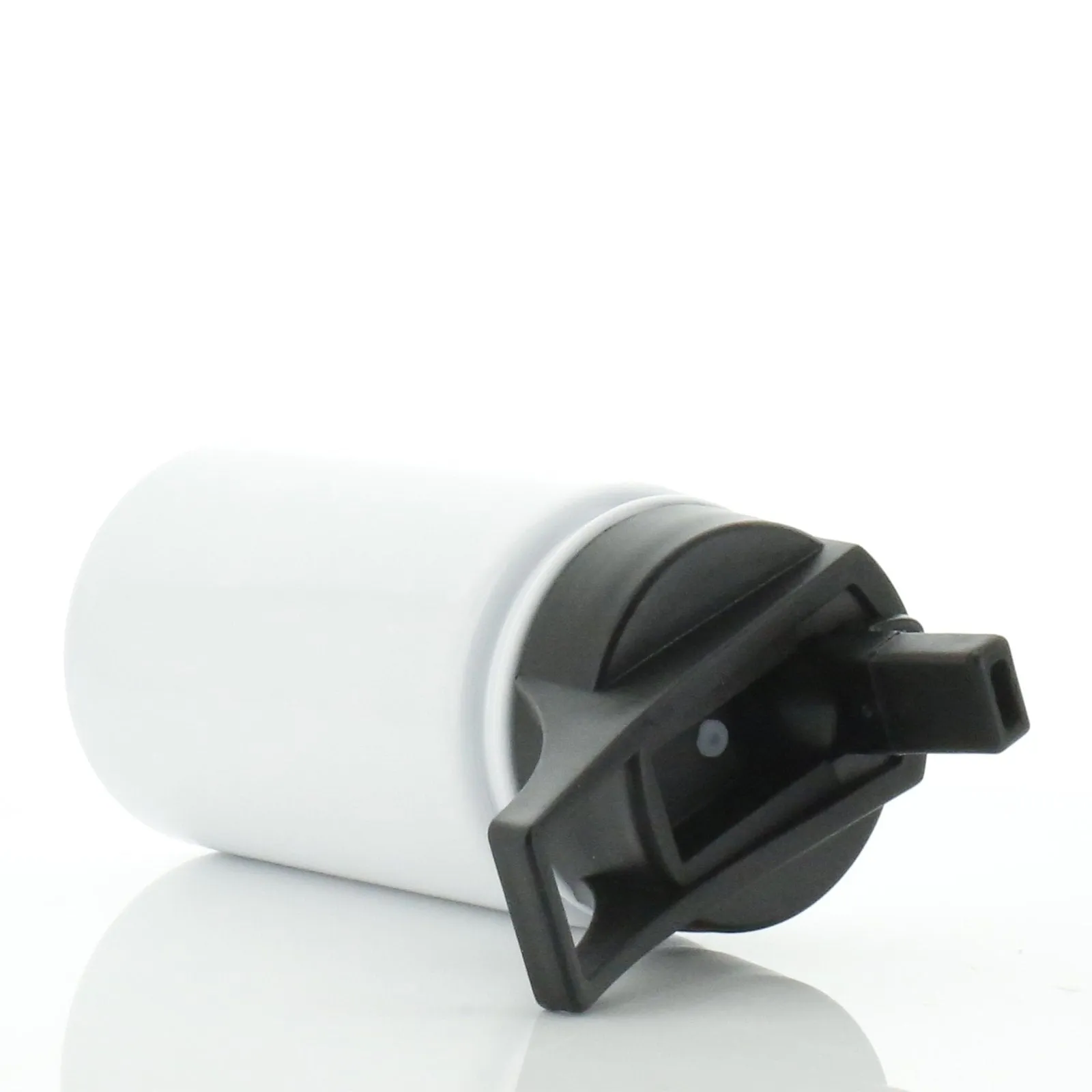 Personalised Cow Skull Feathers and Name White Sports Flask