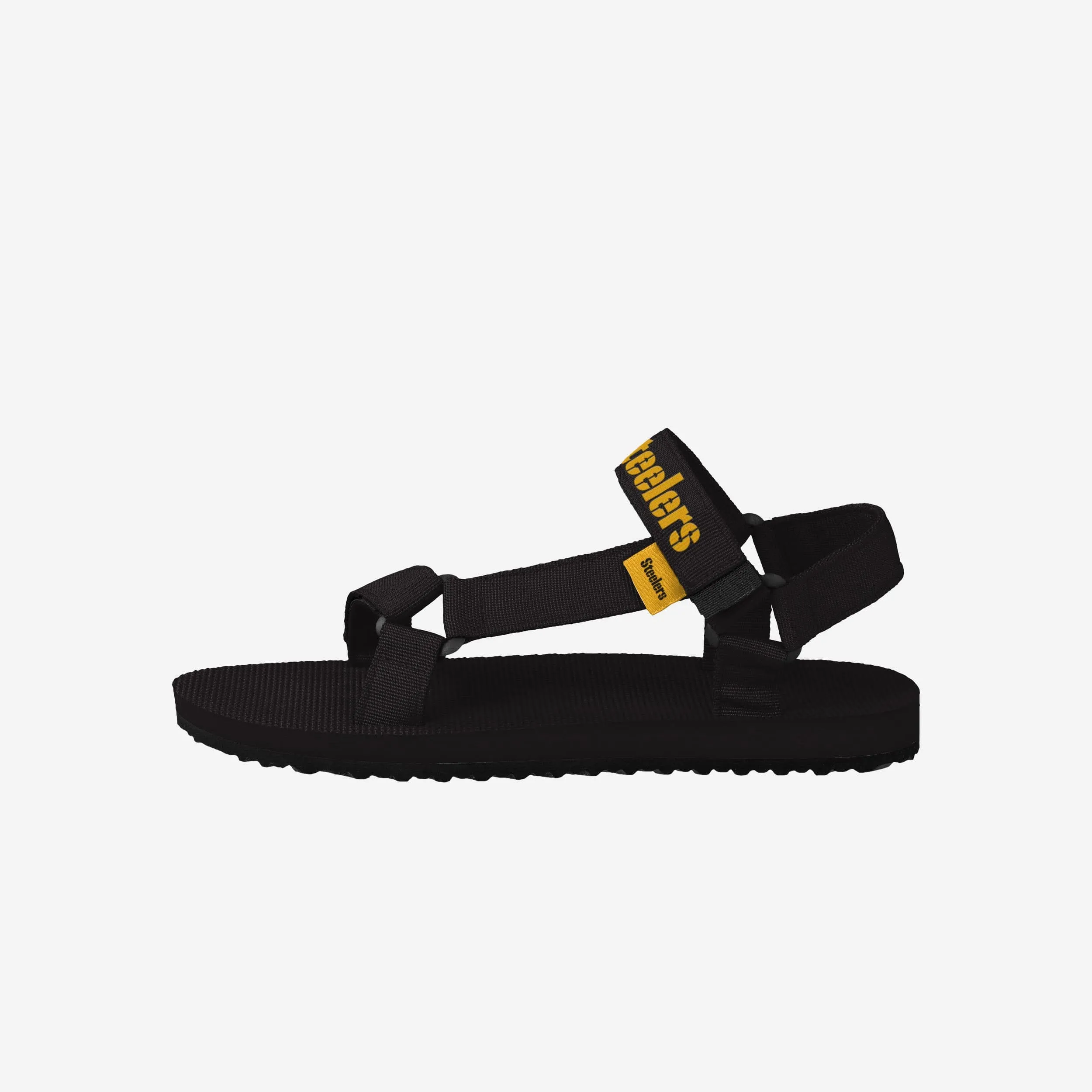 Pittsburgh Steelers Mens Solid Strap Sandal