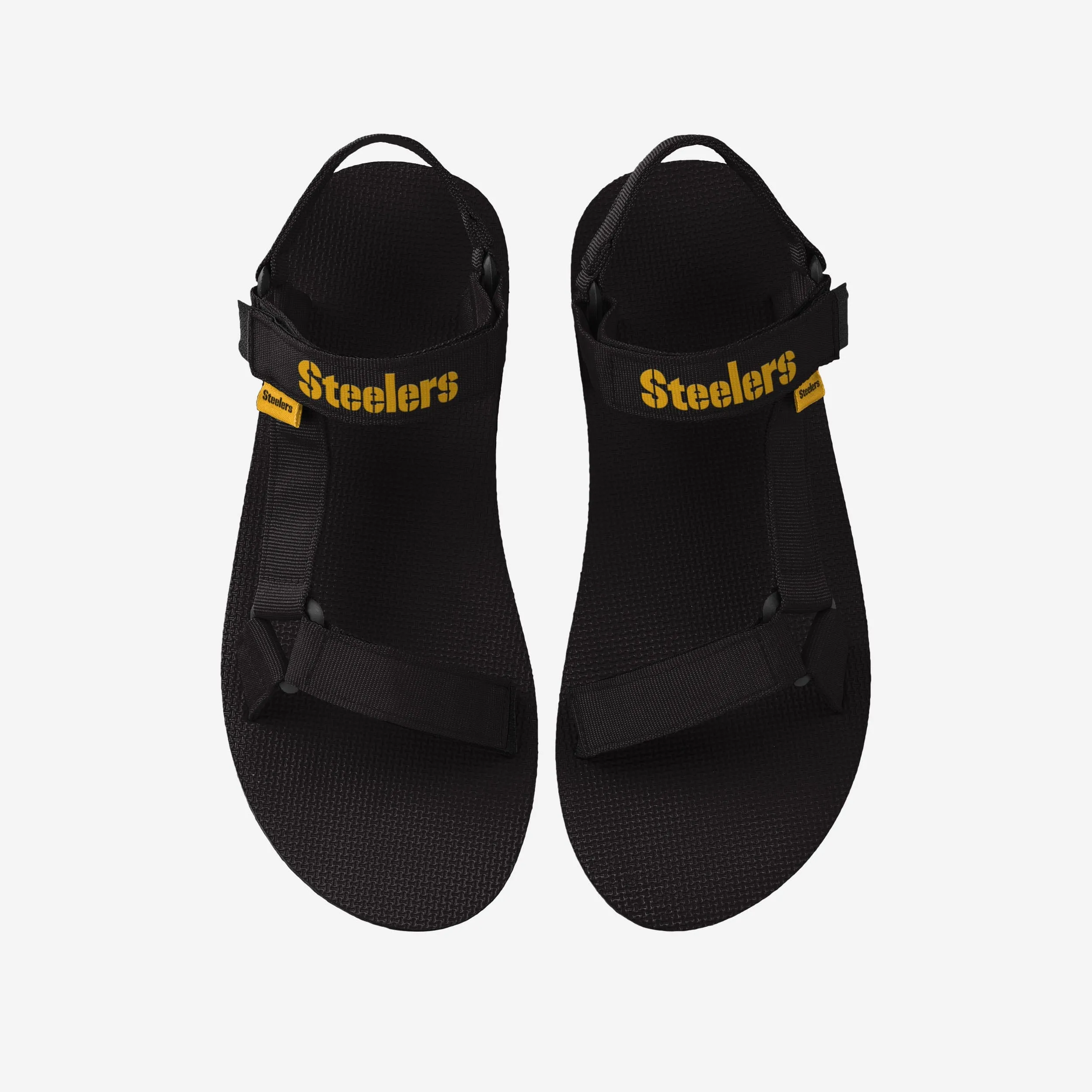 Pittsburgh Steelers Mens Solid Strap Sandal