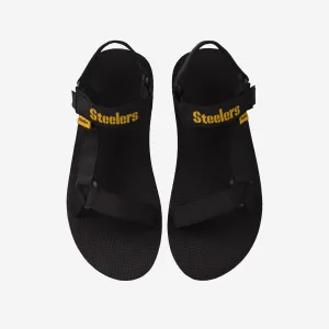 Pittsburgh Steelers Mens Solid Strap Sandal