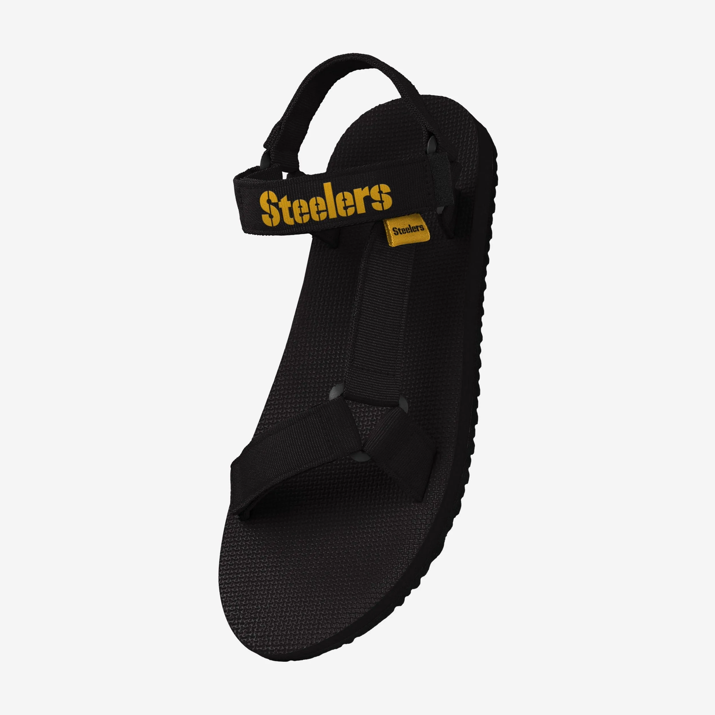 Pittsburgh Steelers Mens Solid Strap Sandal