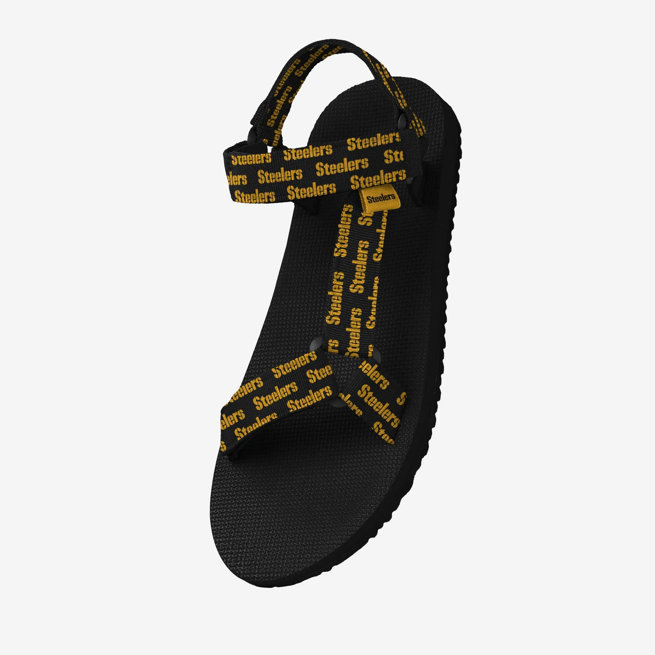 Pittsburgh Steelers Womens Repeat Logo Strap Sandal