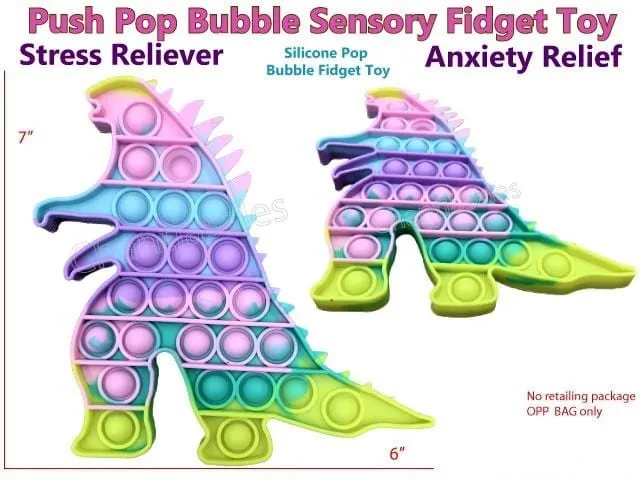 POPBUBBLE - DINO STEGOSAURUS