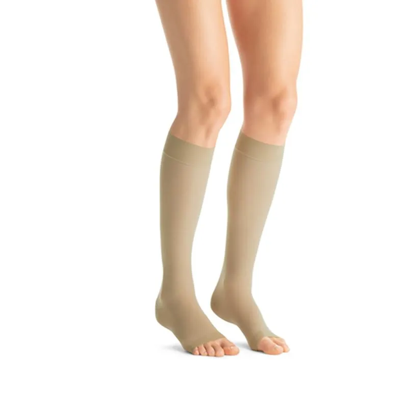 PR/1 JOBST ULTRASHEER WOMEN, KNEE HIGH, 30-40MMHG, LG, NATURAL, OPEN TOE
