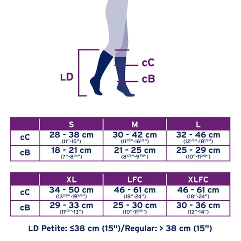 PR/1 JOBST ULTRASHEER WOMEN, KNEE HIGH, 30-40MMHG, LG, NATURAL, OPEN TOE