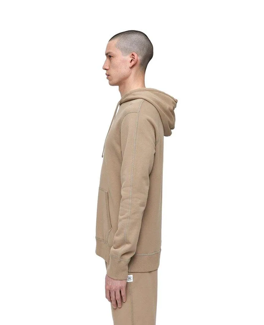 Pullover Hoodie Midweight Terry Khaki