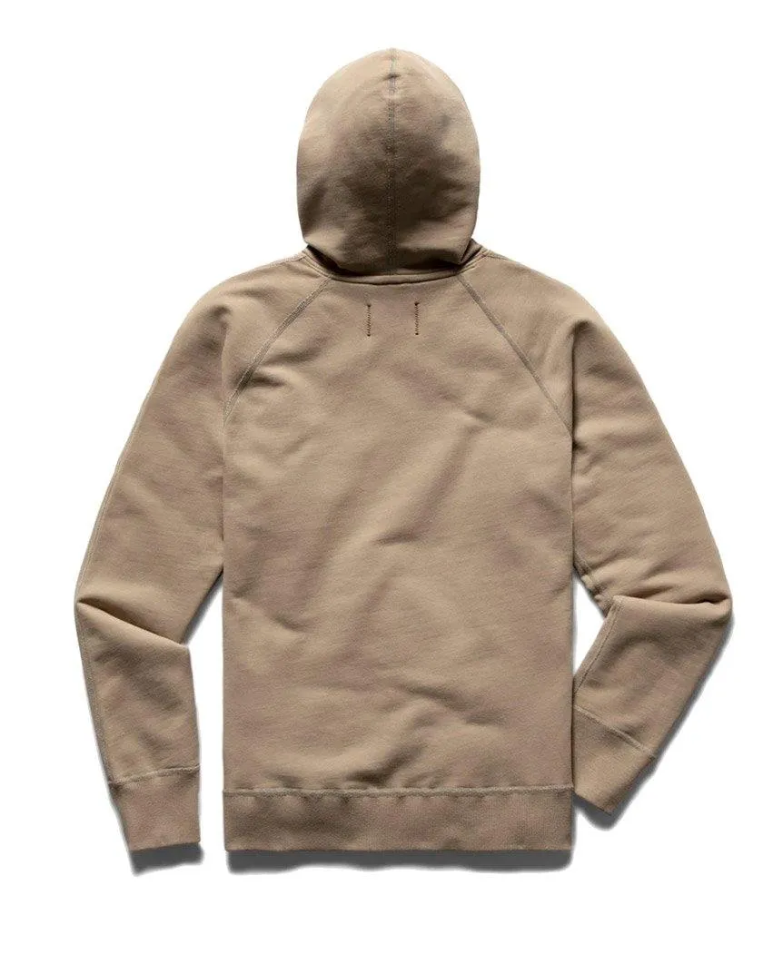 Pullover Hoodie Midweight Terry Khaki