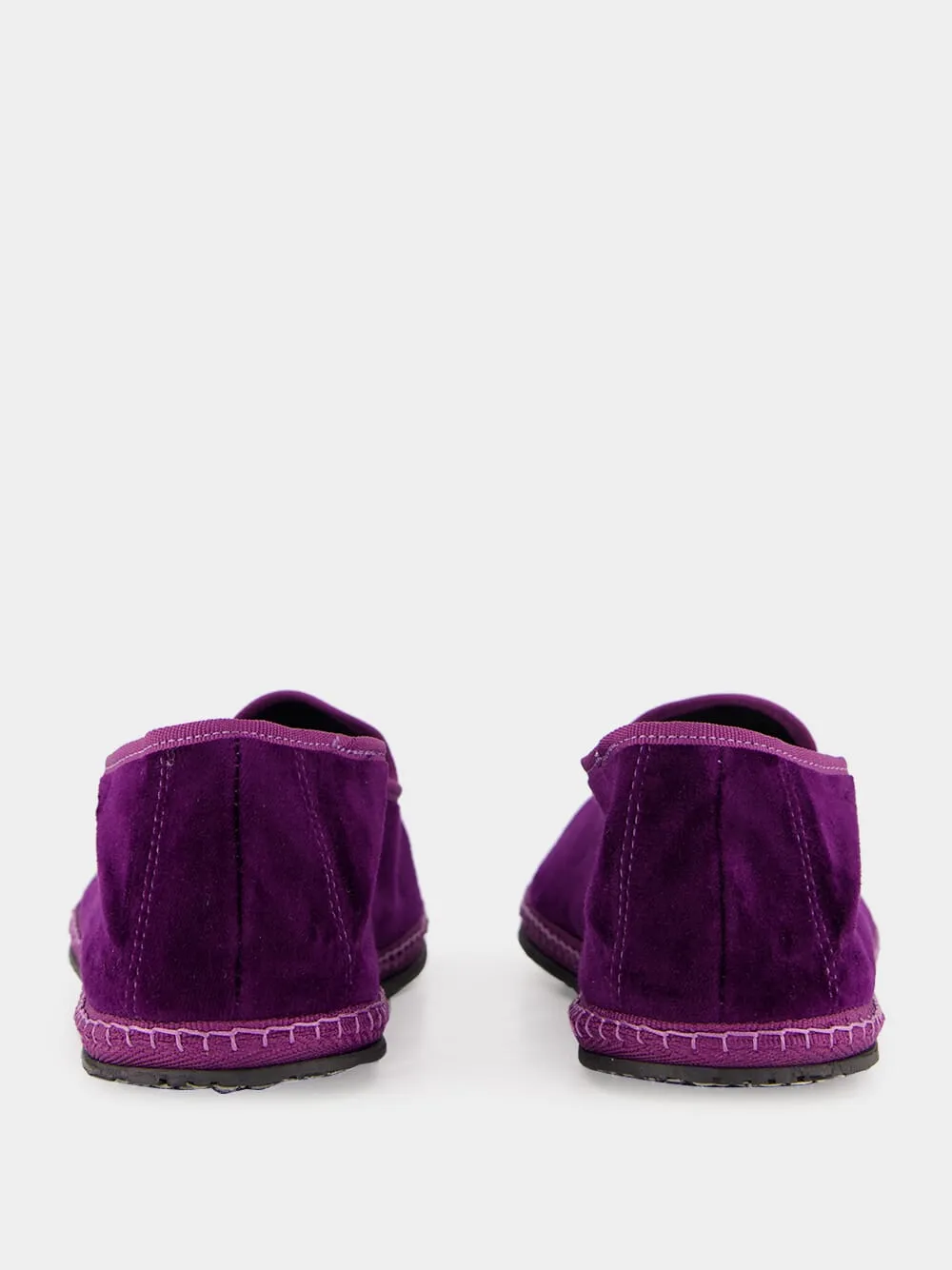 Purple Velvet Furlane Modigliani Slippers