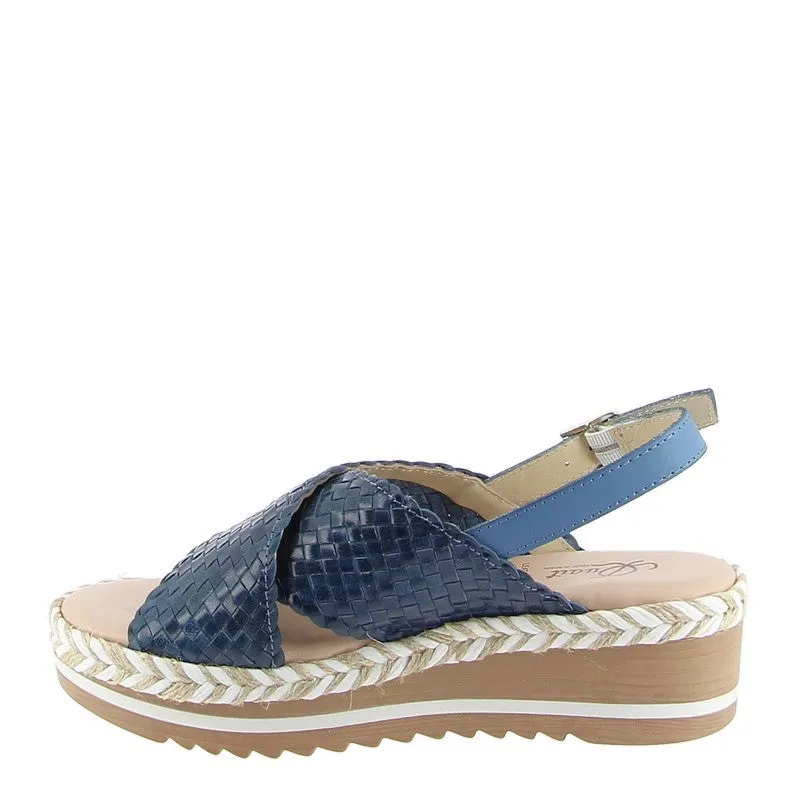 Quait 16258 Blue Slingback Sandal
