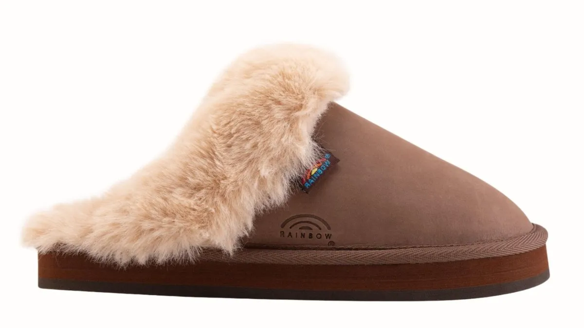 Rainbow Sandals Women's Sunset Snugs Premier Leather Expresso Slipper
