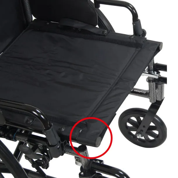 Reclining Wheelchair, 20" Viper Plus