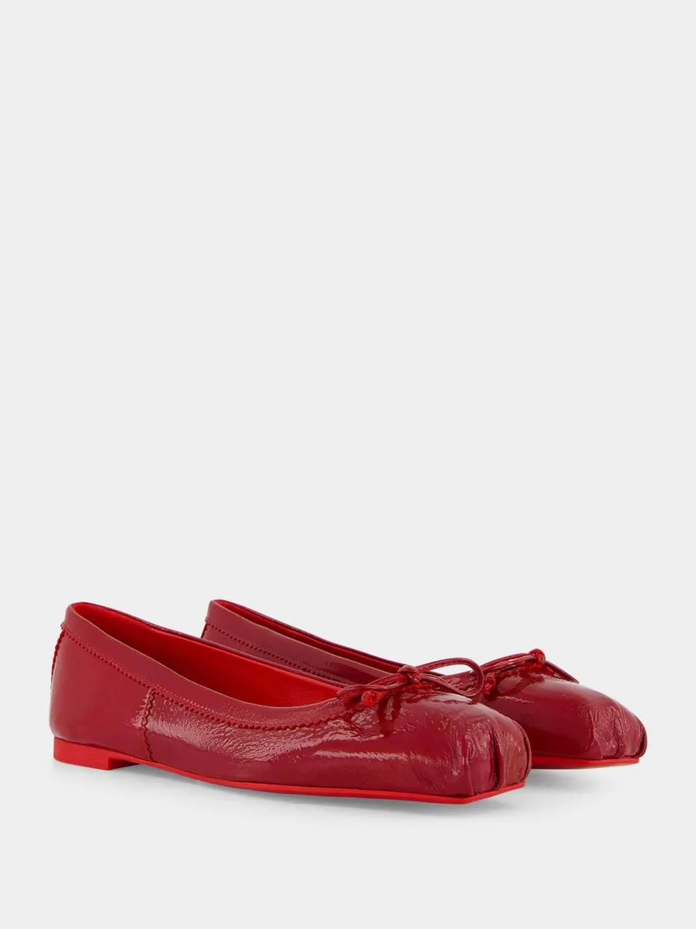 Red Mamadrague Ballerinas