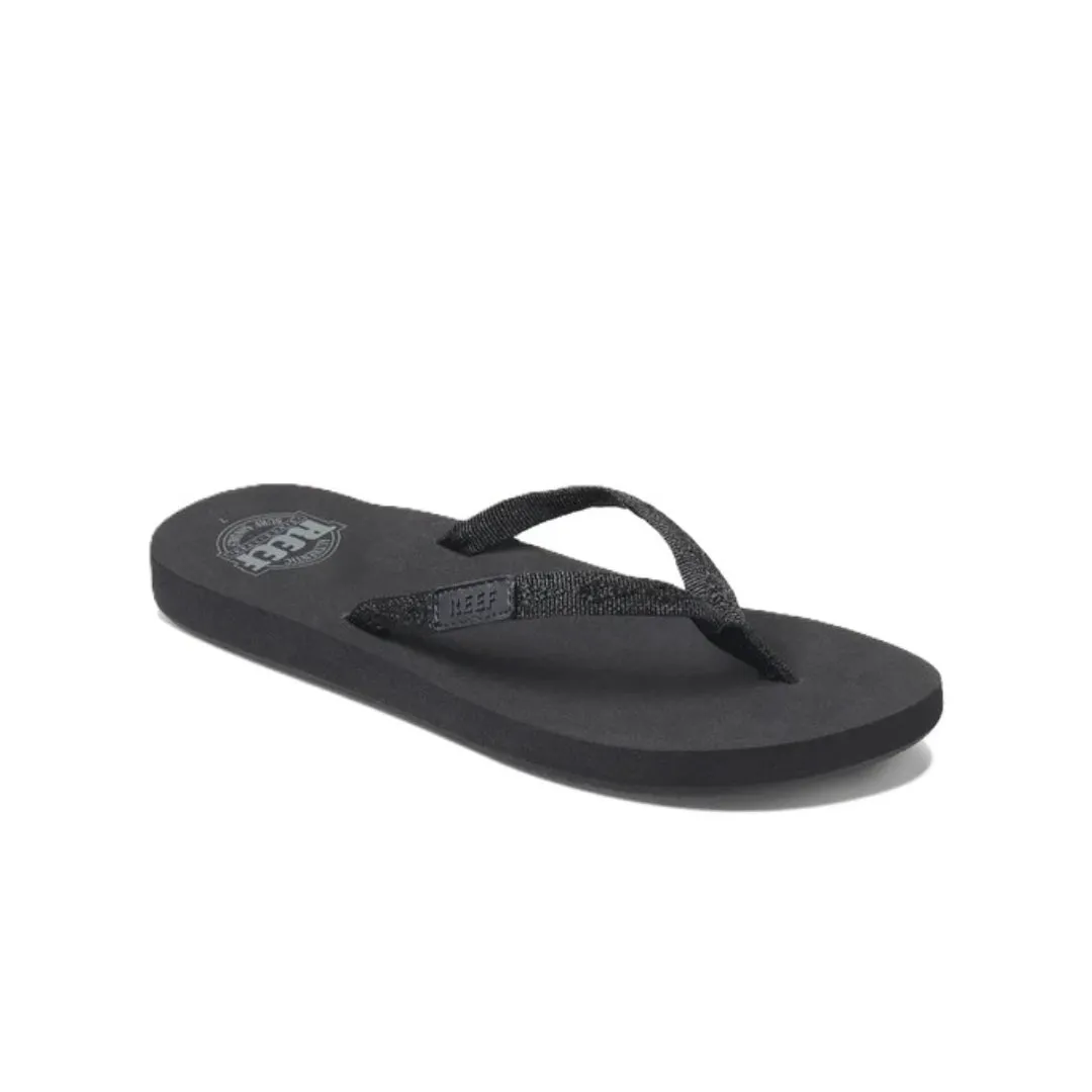 Reef Ginger Women's Black Black Casual Sandals Flip Flops