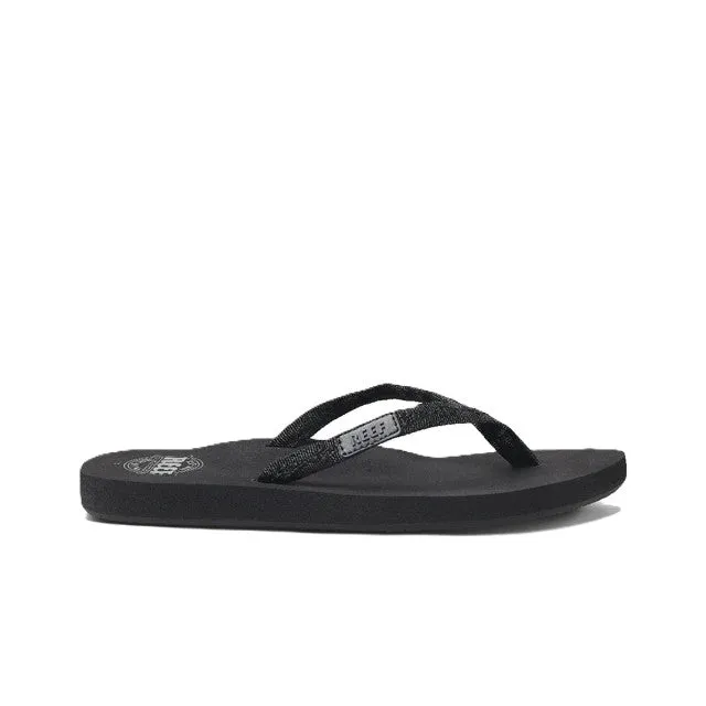 Reef Ginger Women's Black Black Casual Sandals Flip Flops
