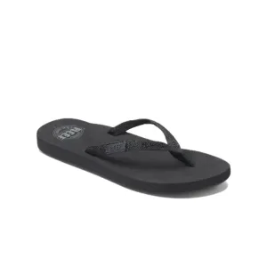 Reef Ginger Women's Black Black Casual Sandals Flip Flops