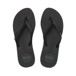 Reef Ginger Women's Black Black Casual Sandals Flip Flops