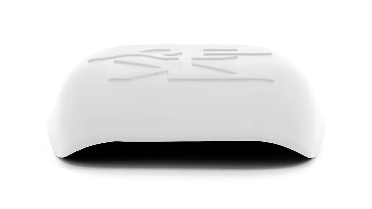 REKD Patrol Skateboard Knee Pads - Replacement Caps - Black/White