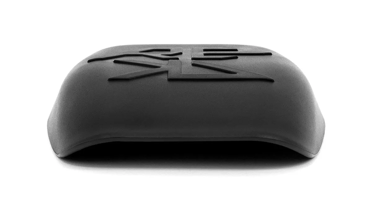 REKD Patrol Skateboard Knee Pads - Replacement Caps - Black/White