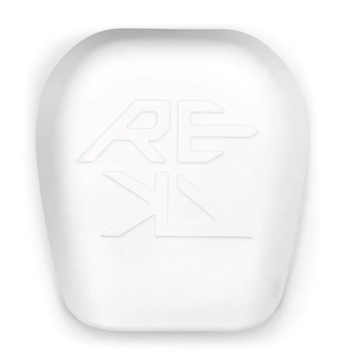 REKD Patrol Skateboard Knee Pads - Replacement Caps - Black/White