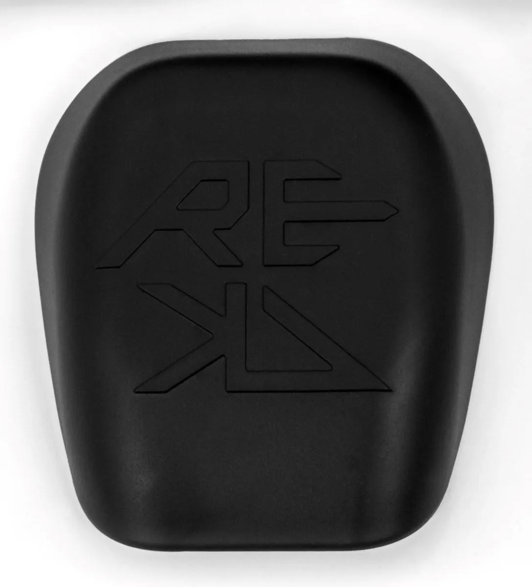 REKD Patrol Skateboard Knee Pads - Replacement Caps - Black/White