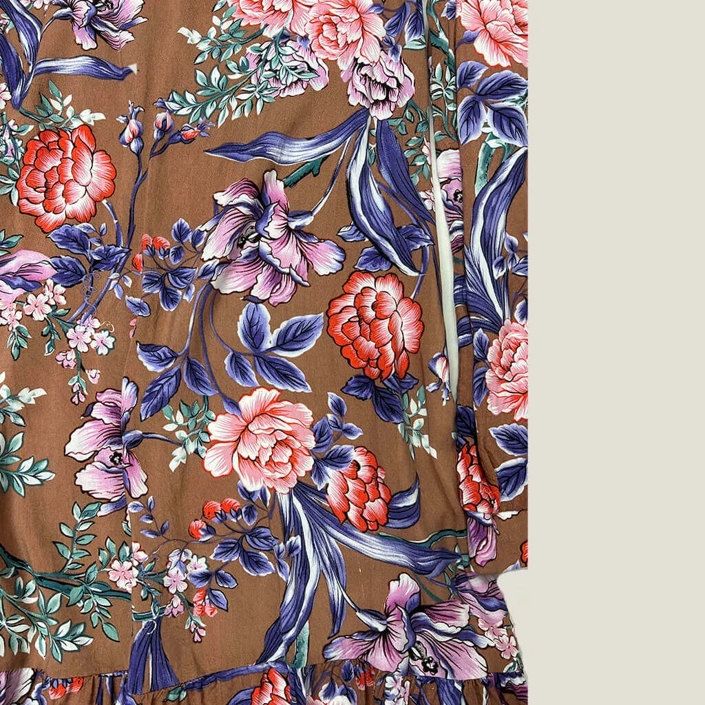 RT Retro Style Long Sleeve Floral Dress 10