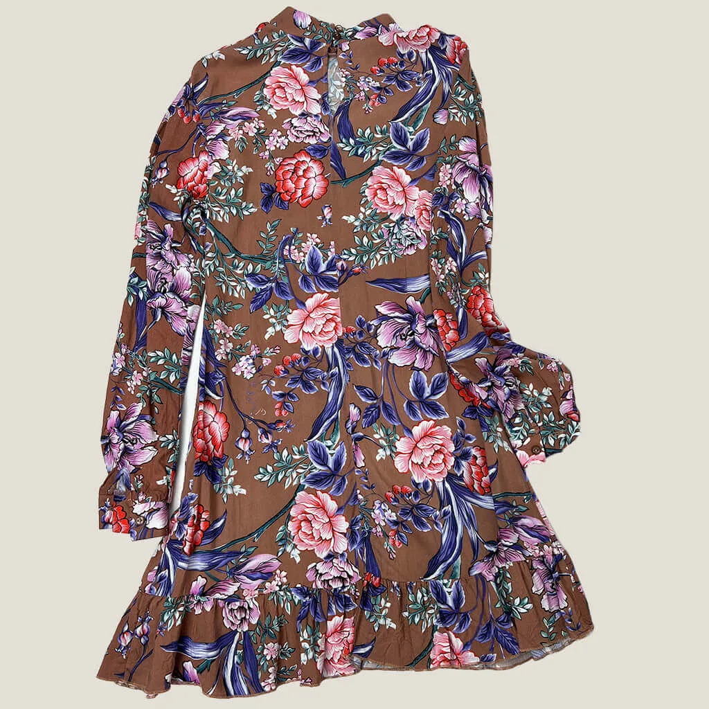 RT Retro Style Long Sleeve Floral Dress 10