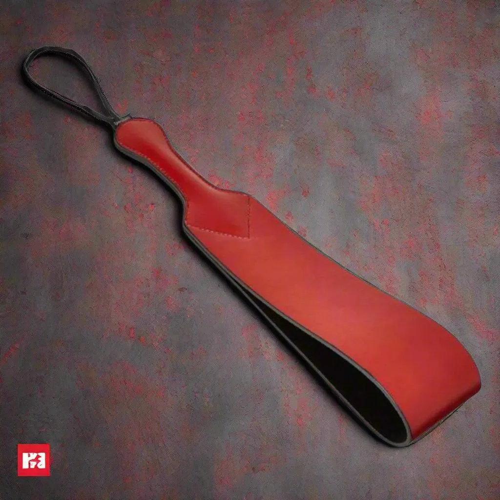 Saffron Vegan Leather Loop Paddle