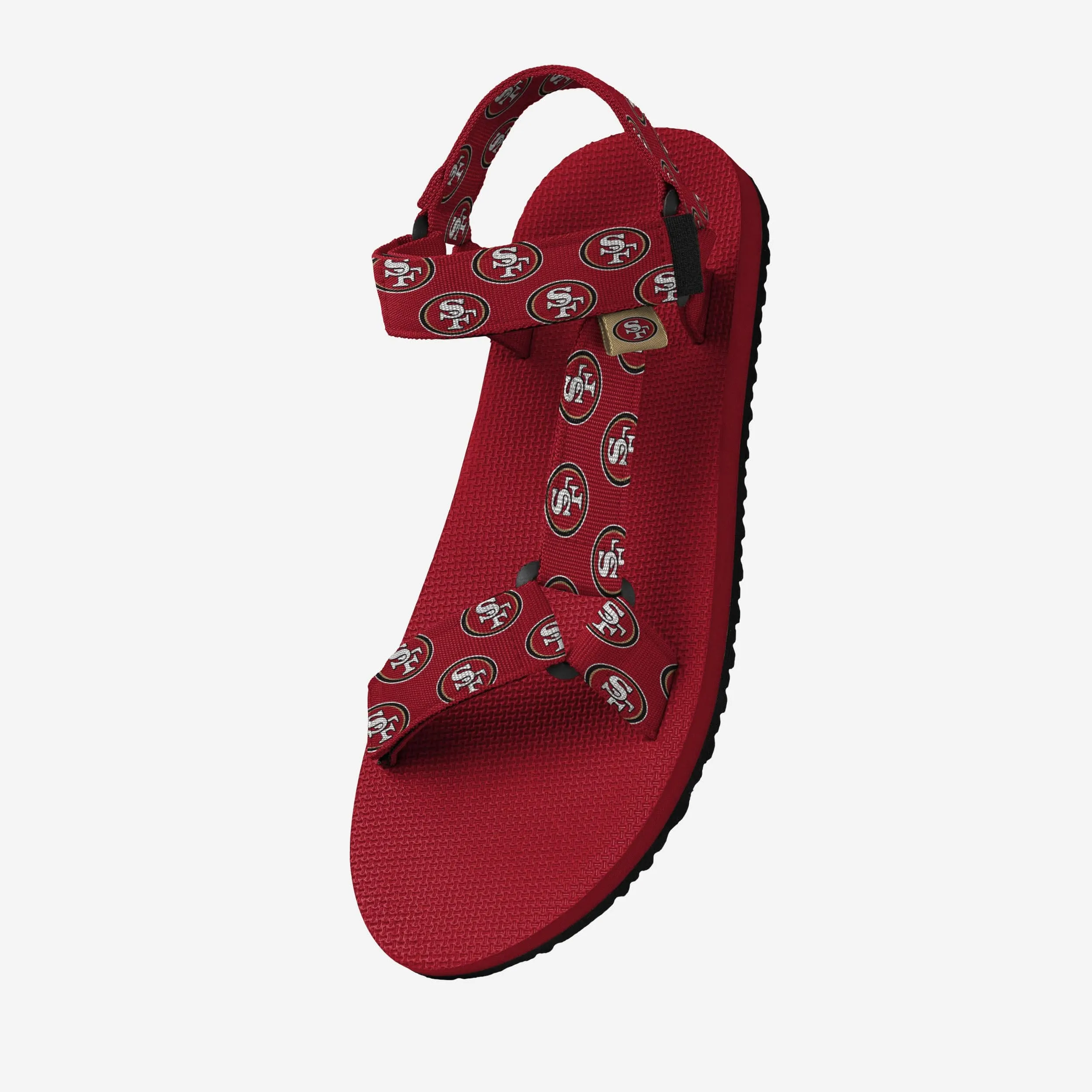 San Francisco 49ers Womens Repeat Logo Strap Sandal