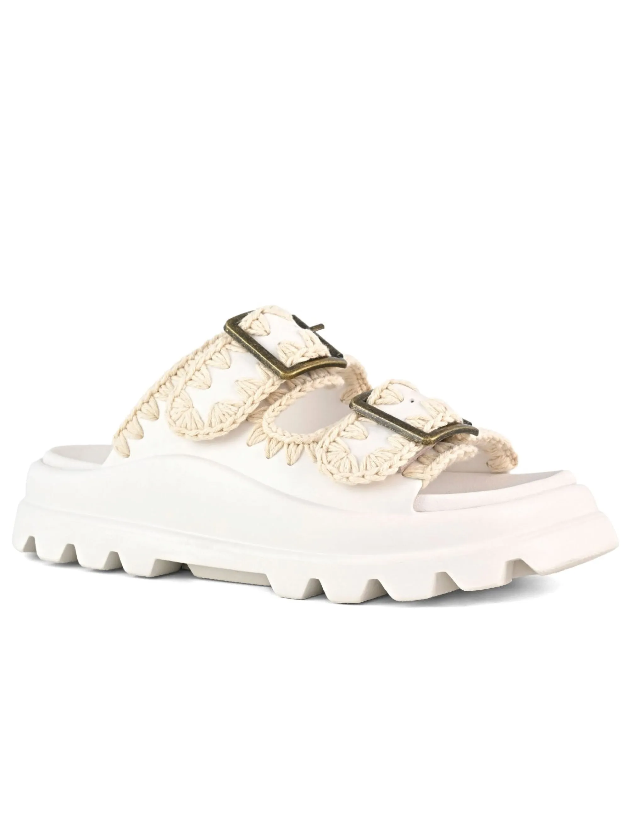 Sandali Bassi Eva One Piece Slide Bianco