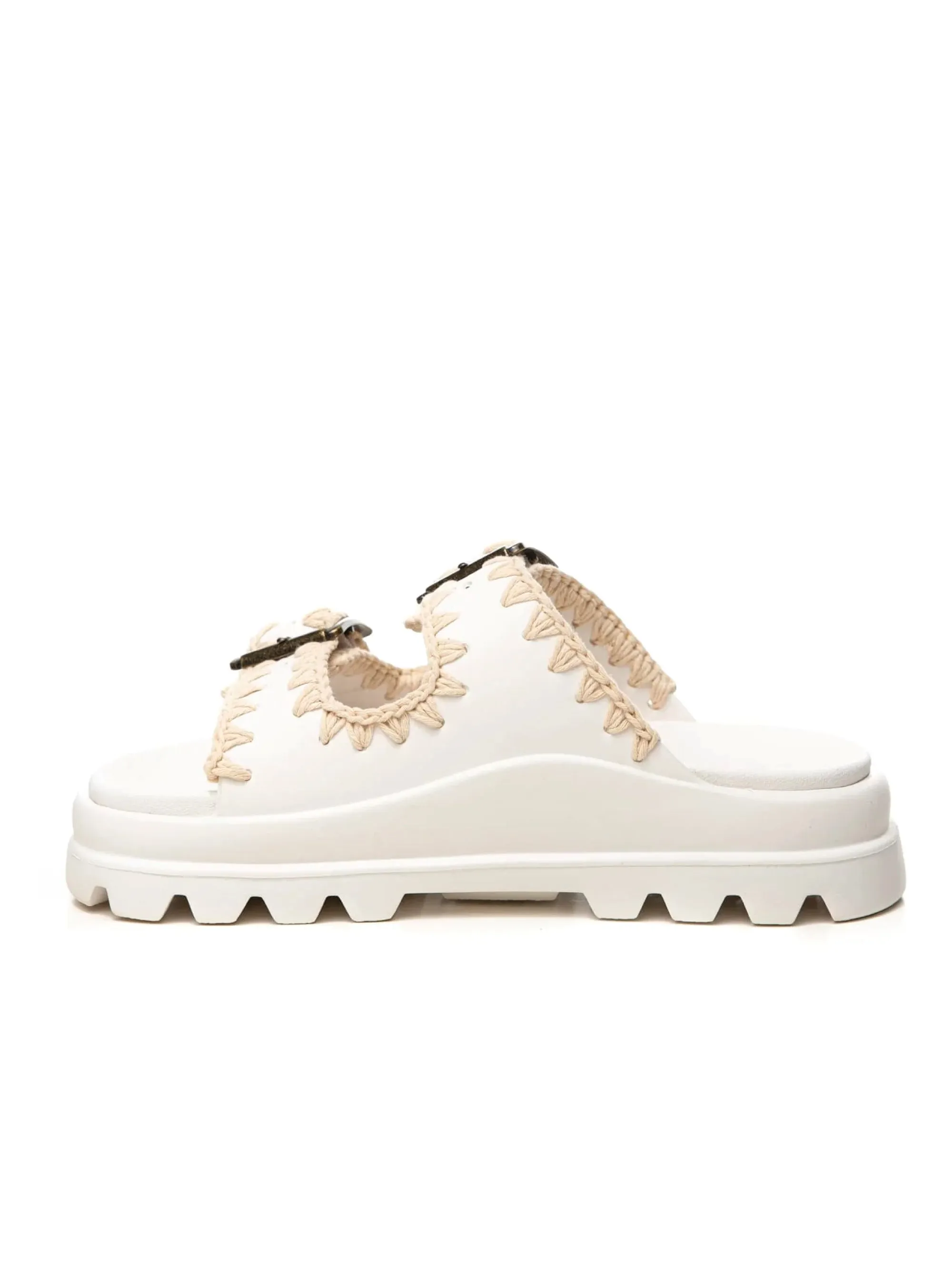 Sandali Bassi Eva One Piece Slide Bianco