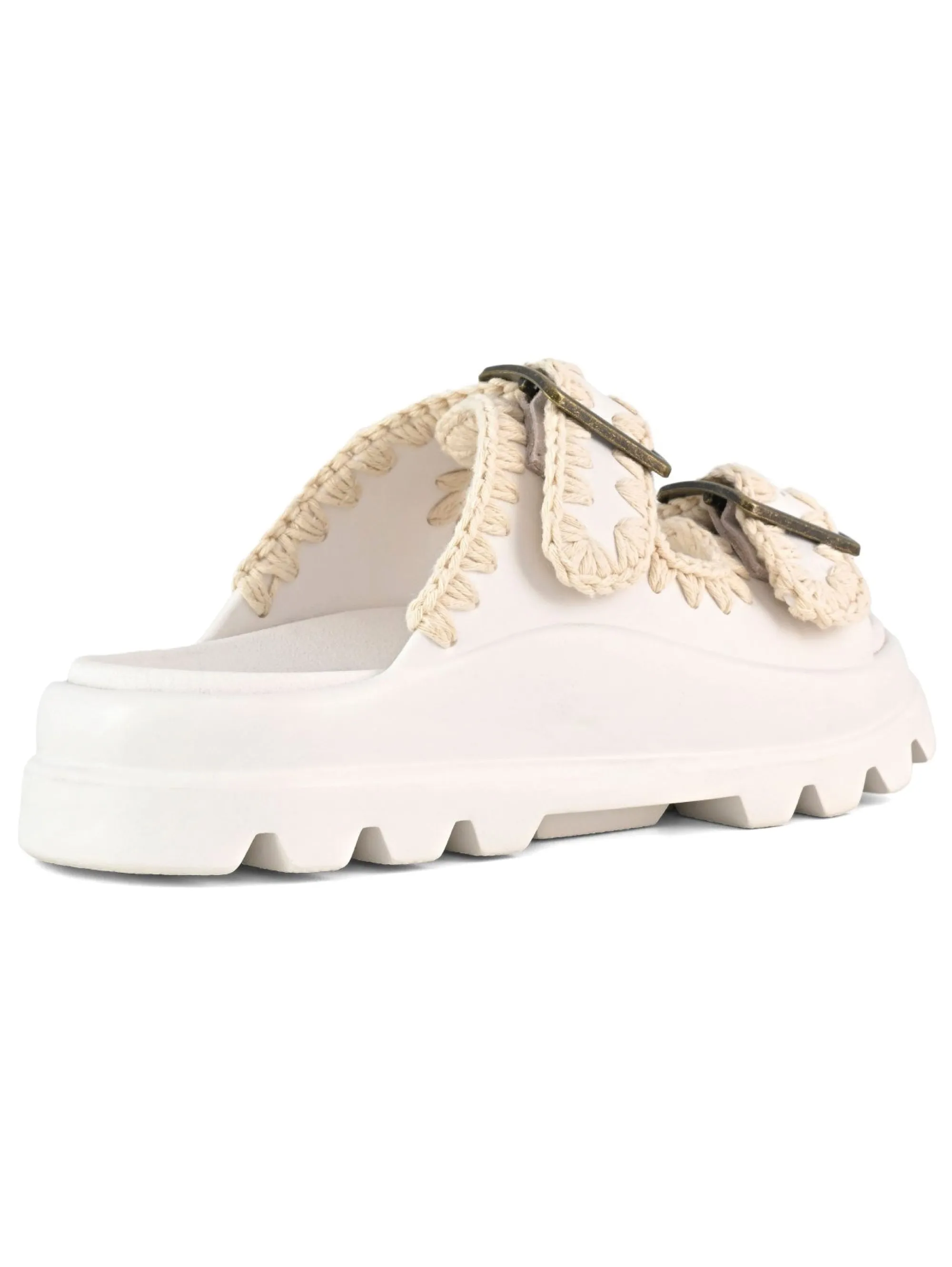 Sandali Bassi Eva One Piece Slide Bianco