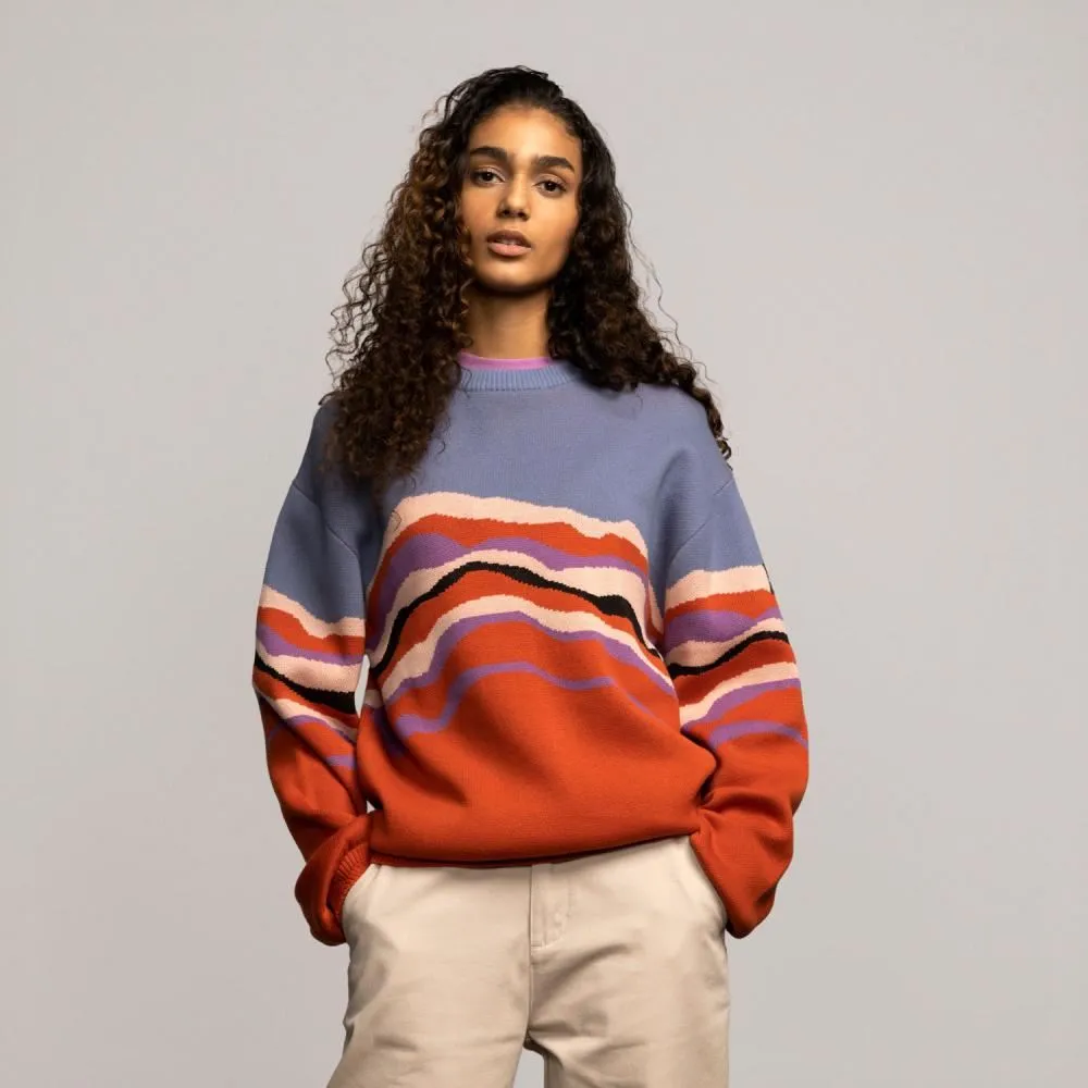 Santa Cruz Womens Crew Landscape Knit - Multi