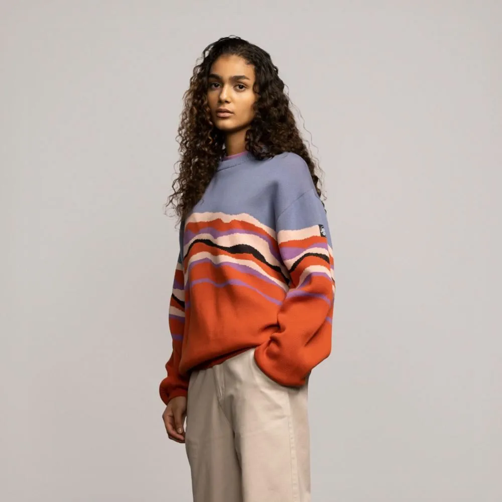 Santa Cruz Womens Crew Landscape Knit - Multi