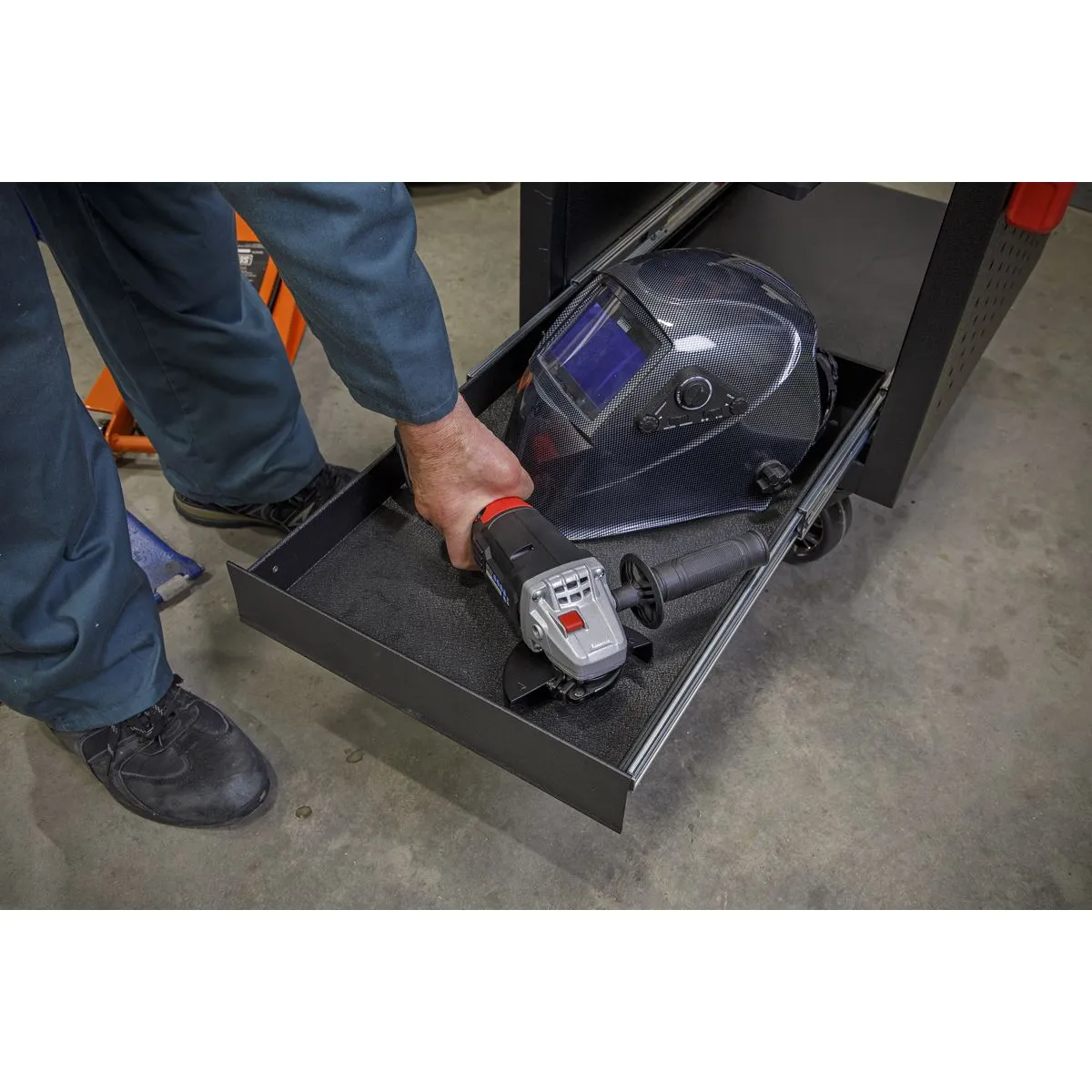 Sealey Superline Pro 8 Power Tool Rack Trolley 450mm
