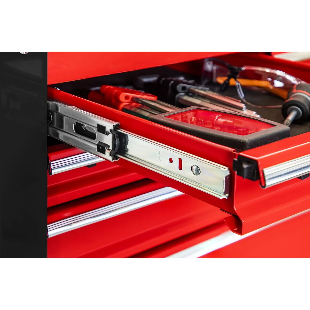 Sealey Superline Pro Heavy-Duty Mobile Tool & Parts Trolley with 5 Drawers & Lockable Top