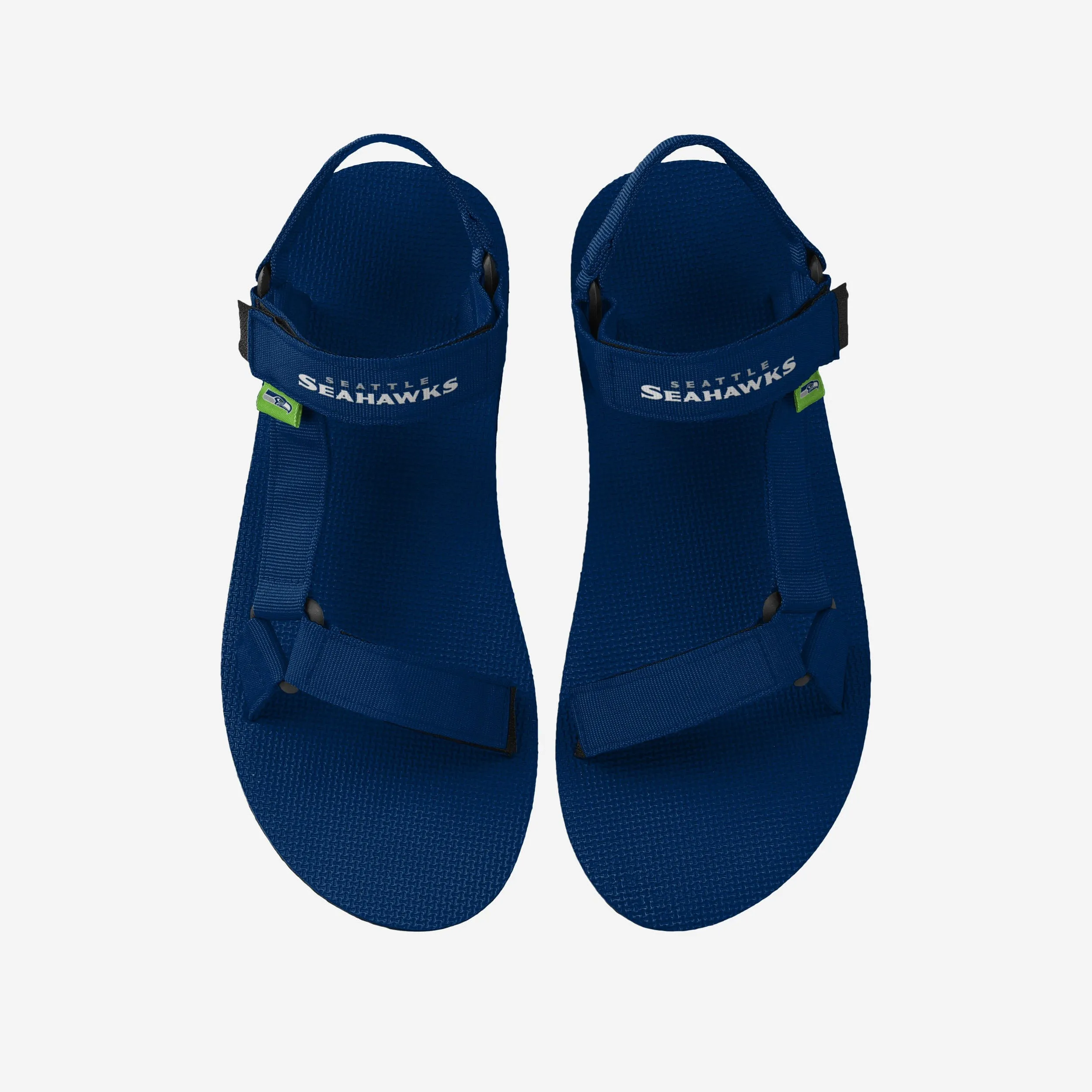 Seattle Seahawks Mens Solid Strap Sandal