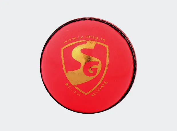 SG Club Pink Leather Ball