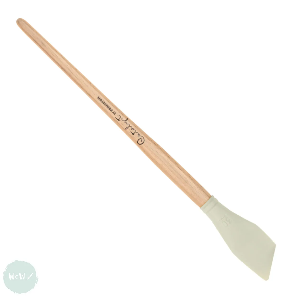 SILICONE PAINTING TOOLS - Princeton CATALYST - Long Handle 30mm BLADE -  6 – White