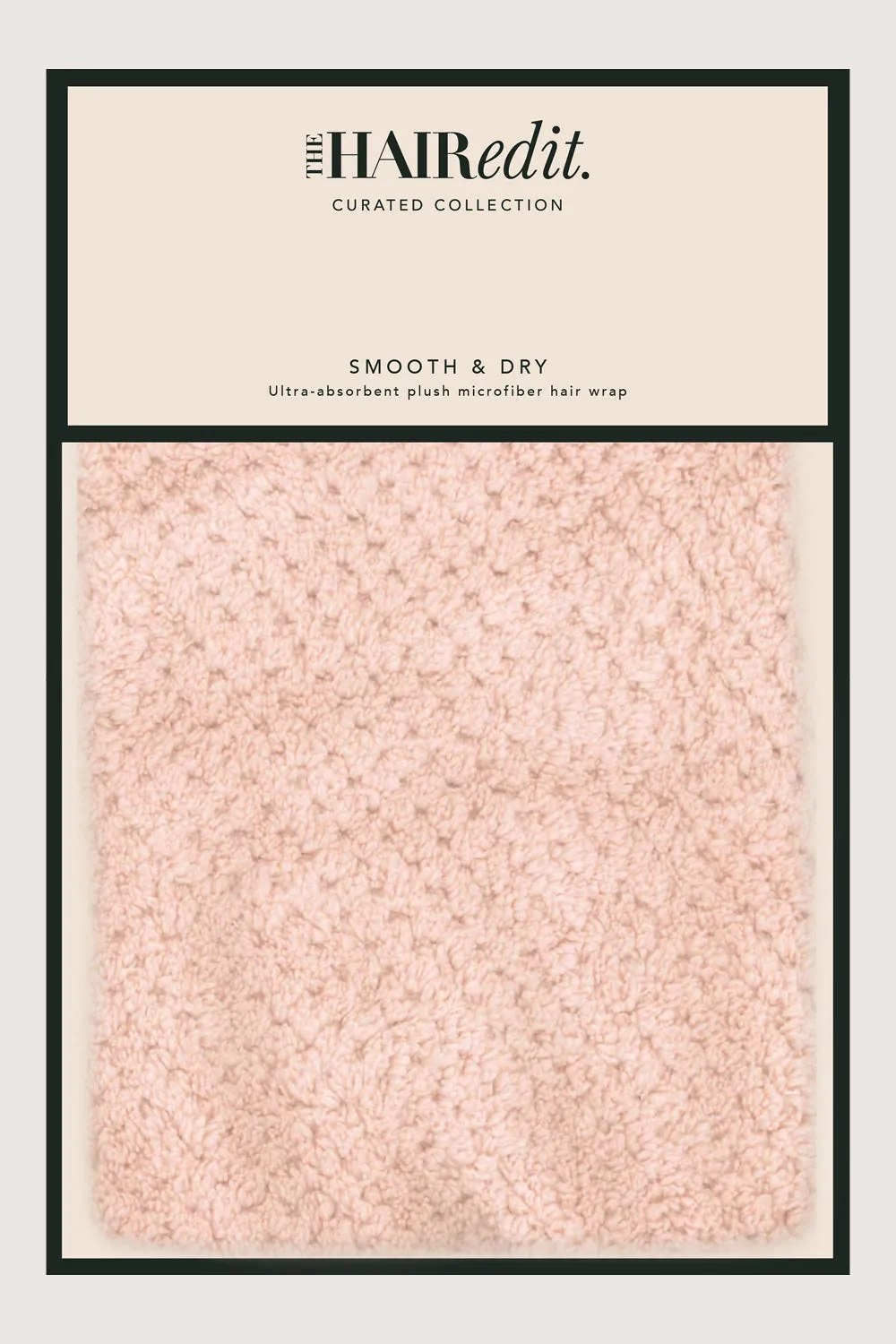 Smooth & Dry Plush Microfiber Hair Wrap